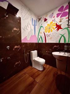 Koupelna v ubytování Vrindavan homestay