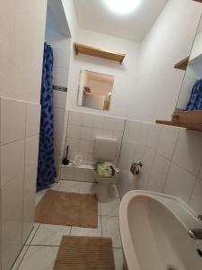 Koupelna v ubytování Charmante Ferienwohnung im Herzen von Lübeck