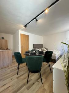 Kuchyň nebo kuchyňský kout v ubytování Apartmani Schega