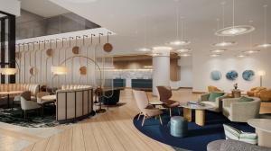 Marriott Long Beach Downtown的休息区