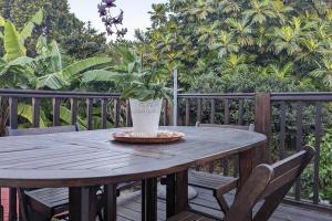 En balkon eller terrasse på Appartement Tropical Garden + 2 billeder