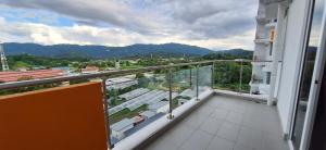 Nespecifikovaný výhled na hory nebo výhled na hory při pohledu z apartmánu
