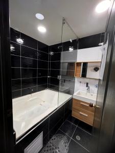 Koupelna v ubytování Hotel Estambul