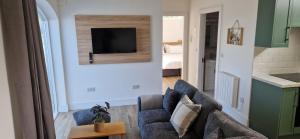TV a/nebo společenská místnost v ubytování Forge Cottage2