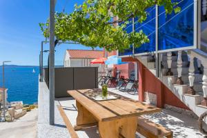 Balkón alebo terasa v ubytovaní Studio Businci 11232c
