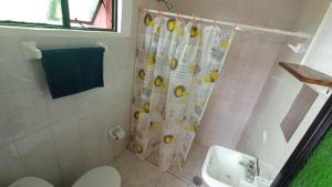 Koupelna v ubytování Casa Huipil