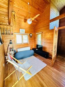 Χώρος καθιστικού στο 富良野Villa Kamuy