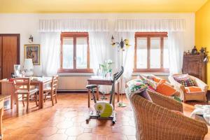 Posezení v ubytování Casa delle orchidee