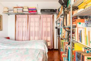 Knihovna v bed and breakfast