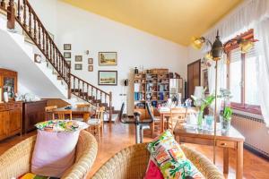 Posezení v ubytování Casa delle orchidee