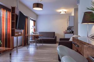 Posedenie v ubytovaní VacationClub Royal Tulip Sand Apartament 309