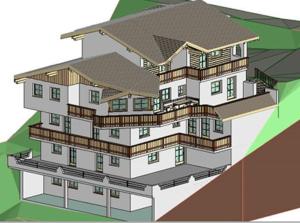 Budynek, w którym mieści się apartament