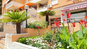 Vonkajšia záhrada v ubytovaní Apartamento PARADISE Solo Familias