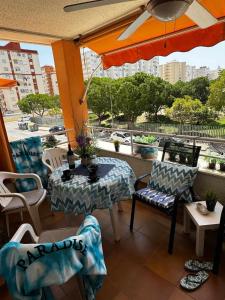 Posedenie v ubytovaní Apartamento PARADISE Solo Familias