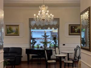 A seating area at Hotel Villa Robinia