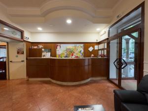 The lobby or reception area at Hotel Villa Robinia