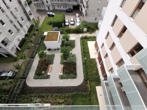 Vonkajšia záhrada v ubytovaní Smart Apartament Grunwaldzka 240