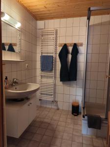 Koupelna v ubytování Haus Katris