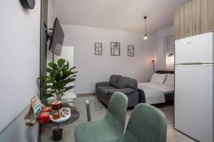 Χώρος καθιστικού στο Casa Sym Faliraki