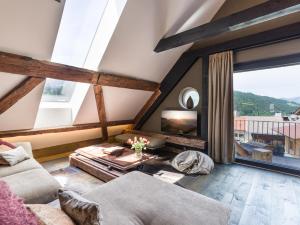 Nespecifikovaný výhled na hory nebo výhled na hory při pohledu z apartmánu