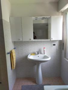 Koupelna v ubytování Il Ricjûl