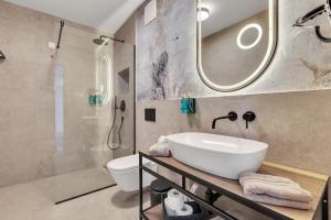 Kúpeľňa v ubytovaní Hotel Laurentum