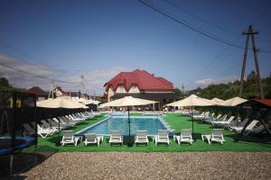 Bazén v ubytování Aqua Hotel nebo v jeho okolí