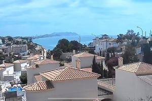 a view from the roof of a house at Casa Verano in Alicante