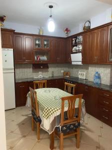 Kuchyň nebo kuchyňský kout v ubytování Afalapartments