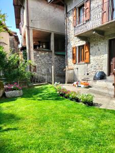 Zahrada ubytování La casa sul fiume