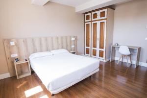 Cama o camas de una habitación en Hotel Alda Avenida