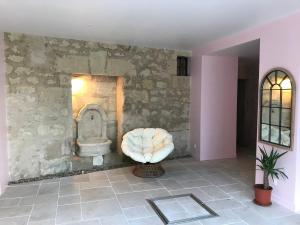 Koupelna v ubytování Jacuzzi et Vue sur Loire - Maison d'hôtes L'Odyssée
