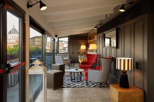 Posezení v ubytování Trianon Borgo Pio Aparthotel
