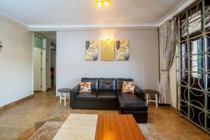 Posezení v ubytování O'wErisa Homes