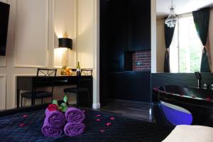 Posedenie v ubytovaní Spa Bath Apartment