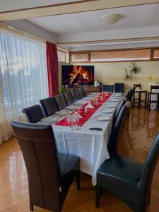 Χώρος καθιστικού στο Pensiunea Zimbru