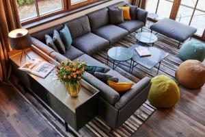 Posezení v ubytování Premium B&B Chalet Evi
