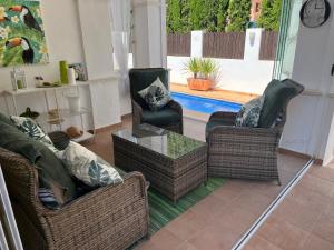 Posezení v ubytování Mar menor golf detached Villa
