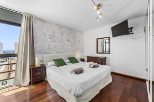 Łóżko lub łóżka w pokoju w obiekcie Villa Paula Costa Teguise