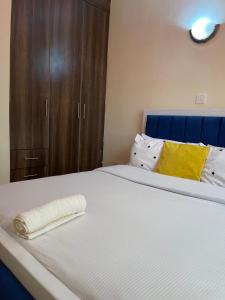Un pat sau paturi într-o cameră la Bella Homes Thika Town +2 fotografii