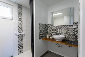 Koupelna v ubytování Maison de vacances Kerkohann