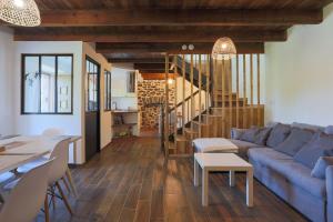 Posezení v ubytování Maison de vacances Kerkohann