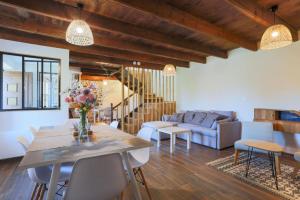 Posezení v ubytování Maison de vacances Kerkohann