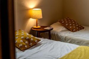 Katil atau katil-katil dalam bilik di 福助 豆腐OsakaTsuruhashi鹤桥5mins walk JR Loop/Namba/USJ
