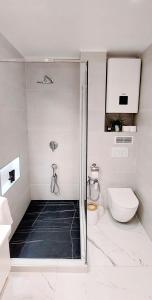 Ένα μπάνιο στο Apartman Family