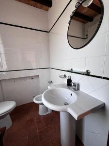 Koupelna v ubytování IL Poggio