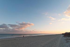 a person standing on a beach with the ocean at Shearin by Bryant Real Estate in Wrightsville Beach +18 photos