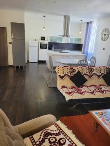 Η κουζίνα ή μικρή κουζίνα στο grand appartement lumineux
