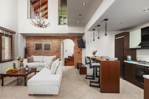 Posezení v ubytování Vintage Suites Trikala