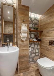 Koupelna v ubytování Vintage Suites Trikala